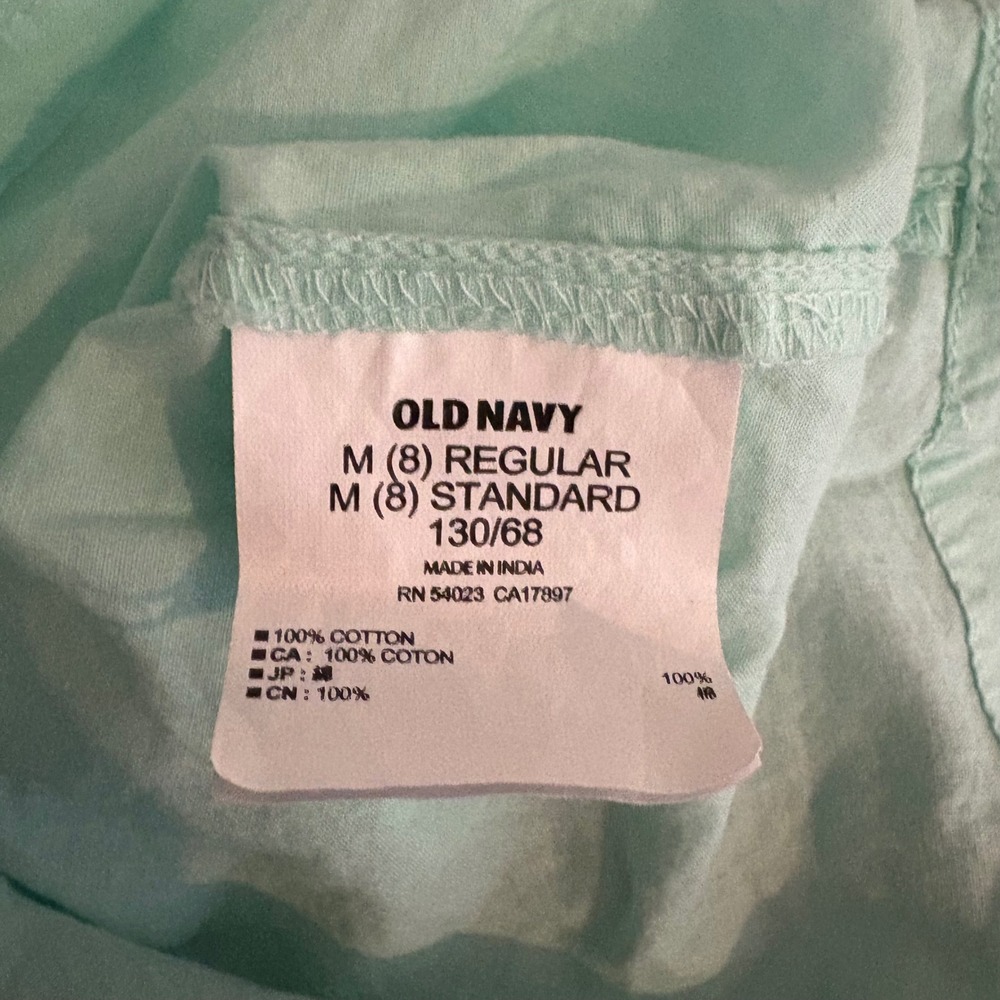 Old Navy Set of 2 Sleeveless Top Orange Teal Sequin Embellished (Girls Medium 8) - Picture 11 of 11